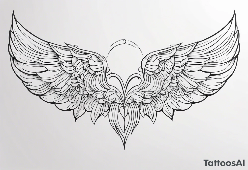 wings tattoo idea