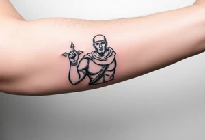 greek soldier tattoo idea
