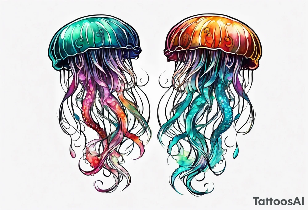 jellyfish tattoo idea