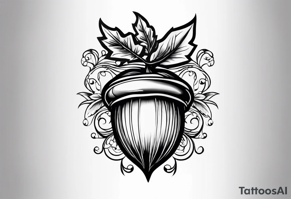 Acorn tattoo idea