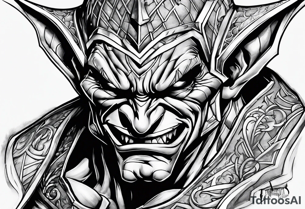 Green goblin tattoo idea
