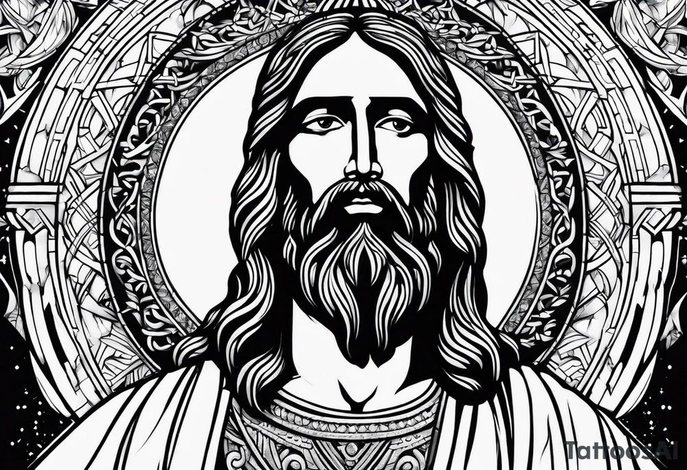 jesus tattoo idea