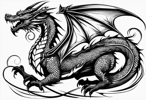 dragon tattoo idea