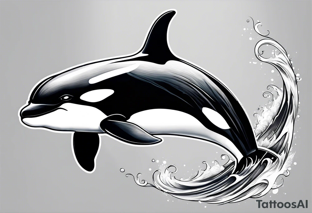 Orca tattoo idea