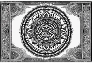 Tattoo ਨਿਰਭਉ ਨਿਰਵੈਰ written in Gurmukhi written text. tattoo idea
