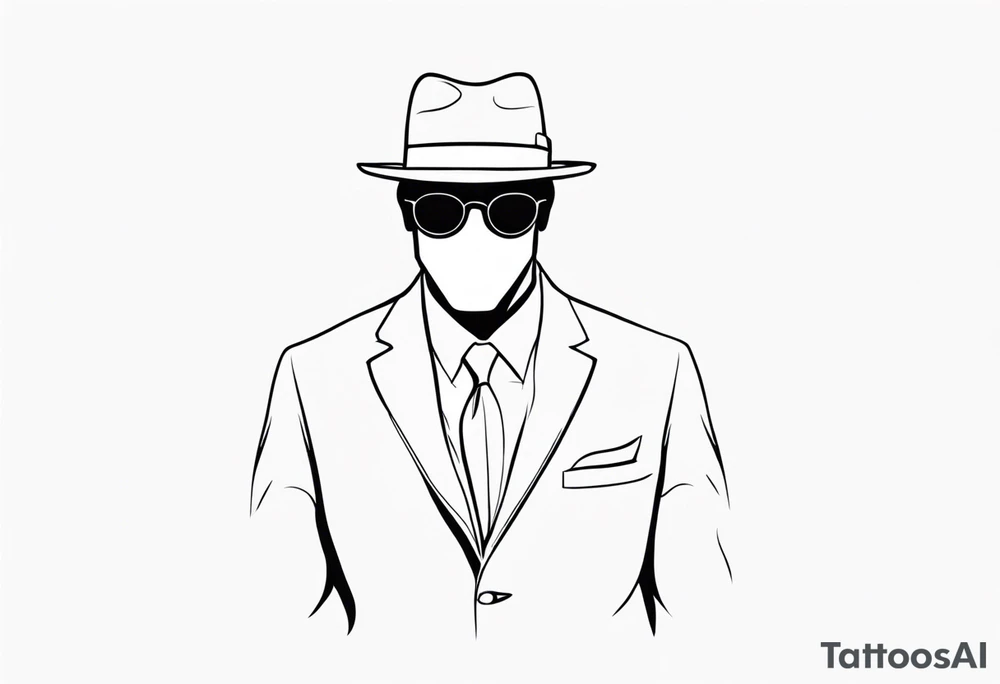 Invisible man tattoo idea
