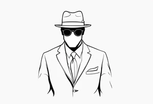 Invisible man tattoo idea