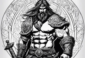 barbarian tattoo idea