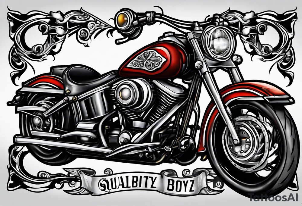 STEEL BOYZ MOTORCYCLE PATCH tattoo idea