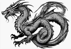 dragon tattoo idea
