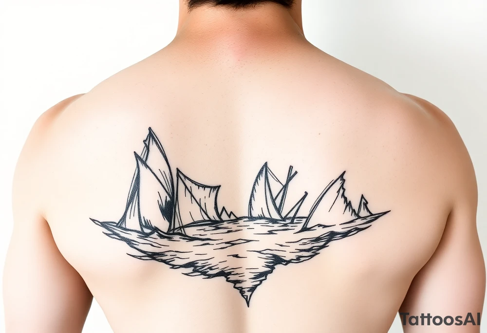 OLAS DE MAR AL REDEDOR DEL BICEPS, DE MANERA SUTIL, LA MAREA MÁS ALTA SE CONVIERTE EN CORAZÓN. tattoo idea