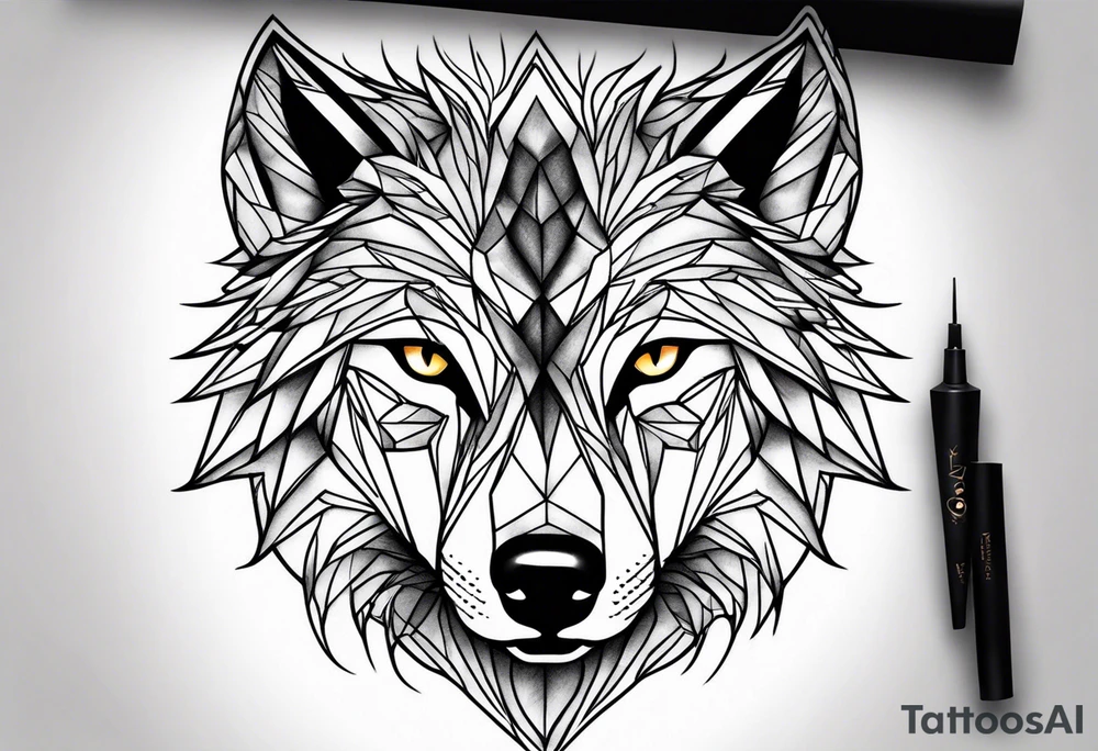 Wolf tattoo tattoo idea