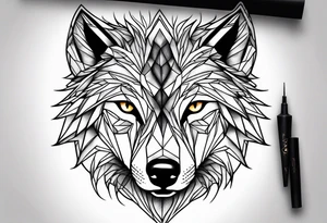 Wolf tattoo tattoo idea