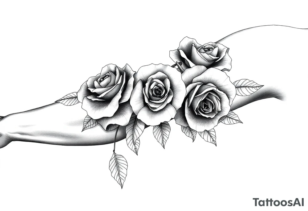 roses tattoo idea