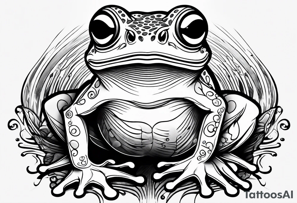 frog dj tattoo idea