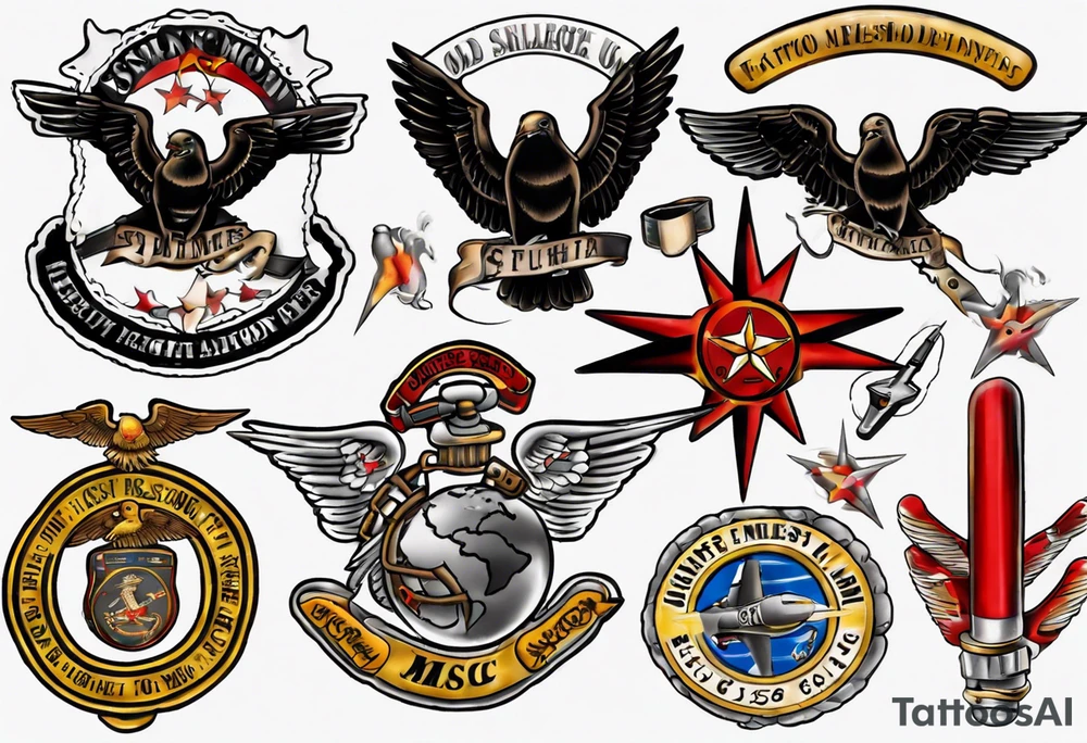 6048 Flight Equipment USMC Tattoo tattoo idea