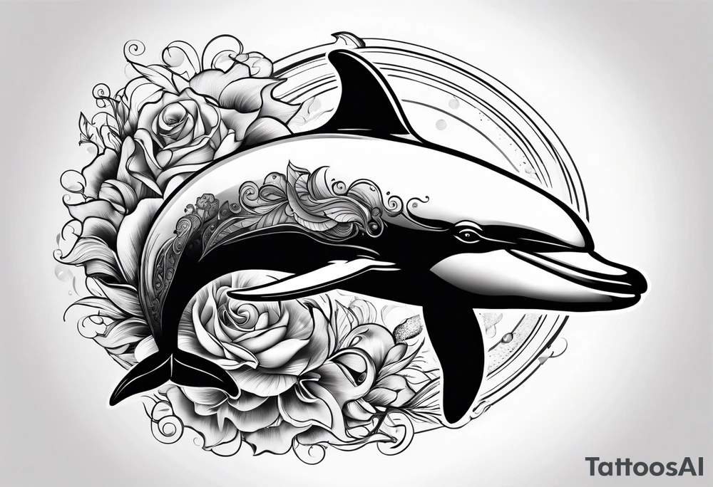 dolphin tattoo idea