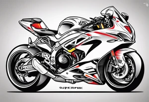 Superbike tattoo idea