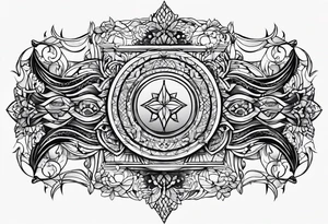 armband, only lines tattoo idea
