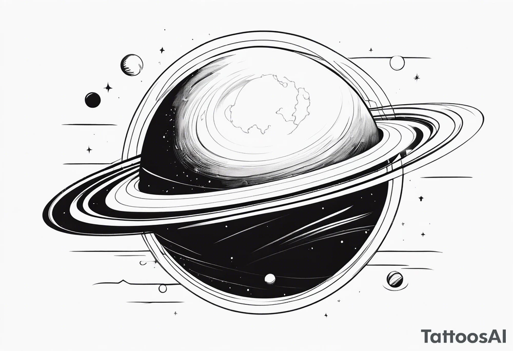 planet tattoo idea