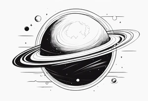 planet tattoo idea