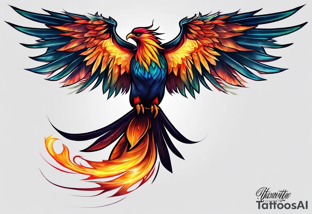phoenix tattoo idea