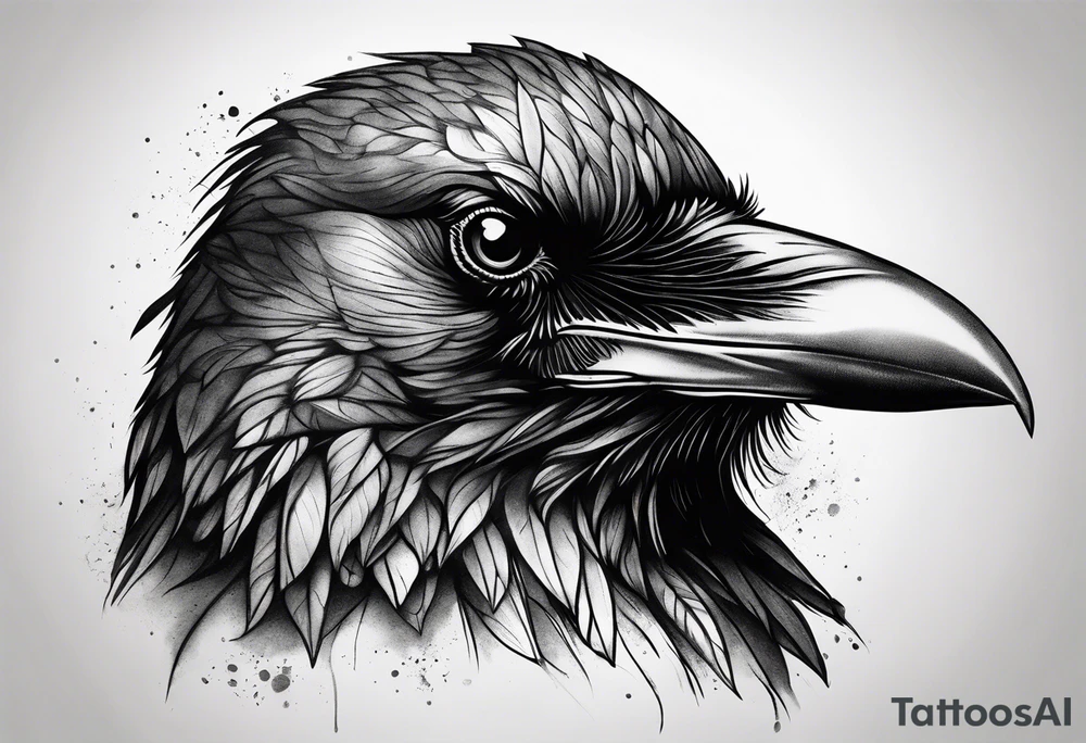Crow tattoo idea