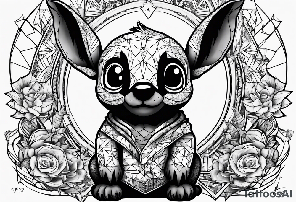 Stitch Harry Potter formule 1 tattoo idea