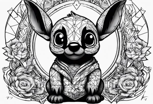 Stitch Harry Potter formule 1 tattoo idea