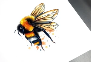 bumblebee tattoo idea
