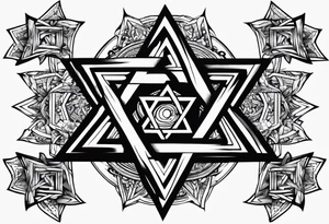 star of david tattoo idea