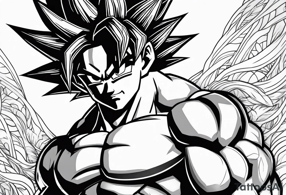 Son goku tattoo idea