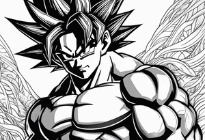 Son goku tattoo idea