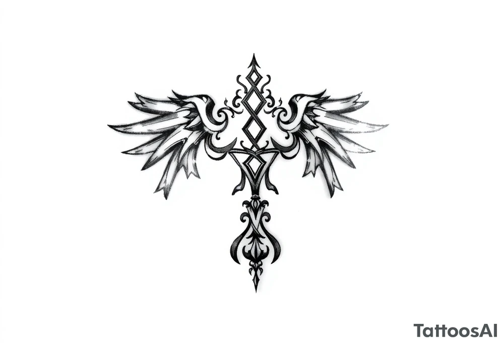 Symbol for protection and abundance girl born 6 17 1986 at 820 pm tattoo idea