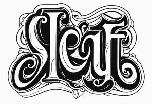 insatiable slut tattoo idea