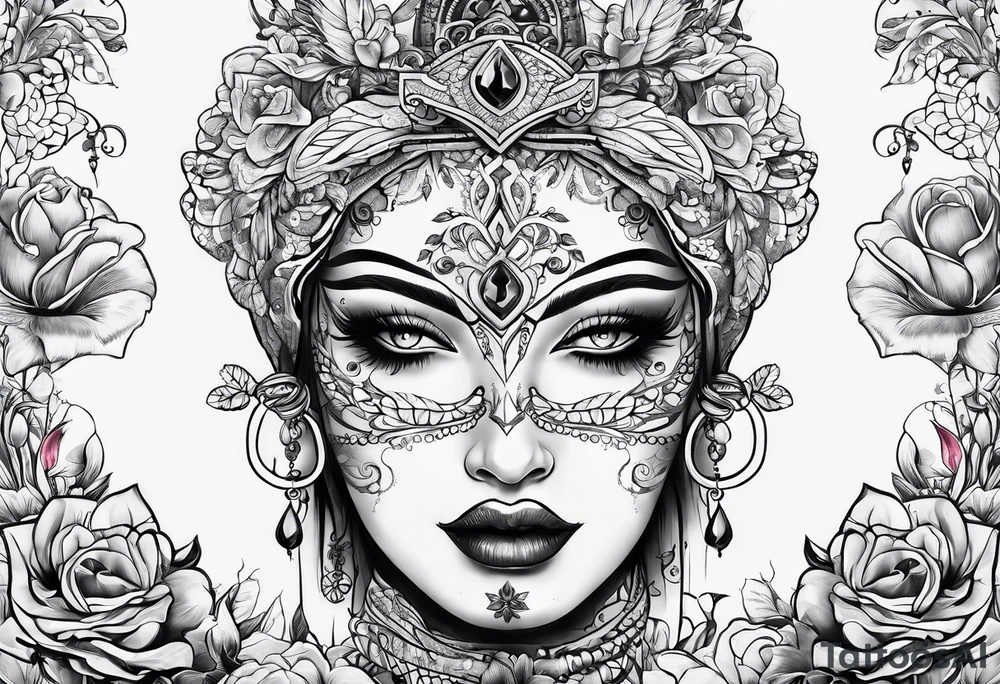 life is about love tattoo idea