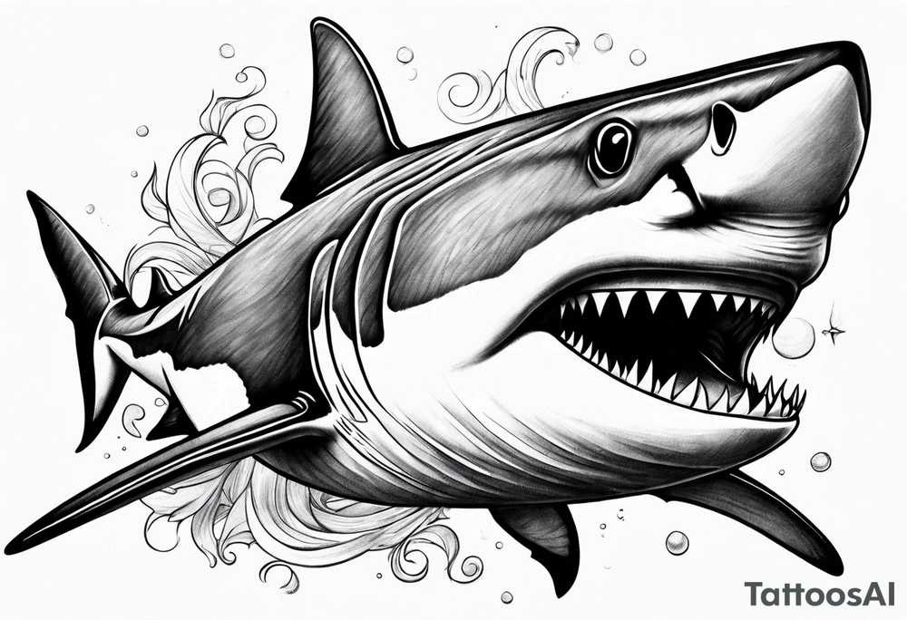 Shark tattoo idea