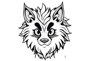 furry cartoon fursona ANTHROPOMORPHIC HUMAN tattoo idea