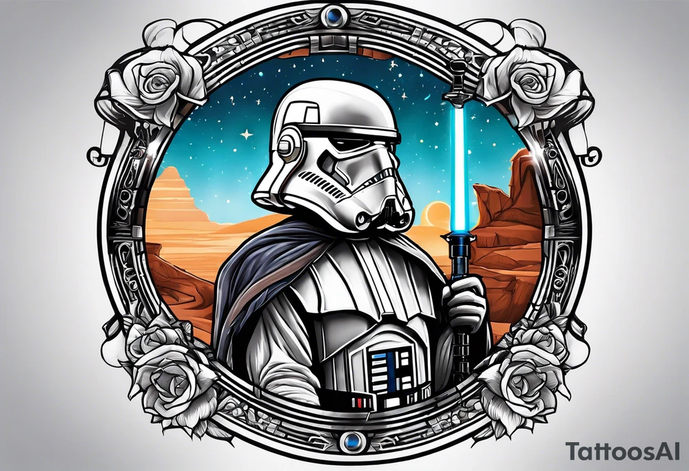 Star Wars, jedi tattoo idea