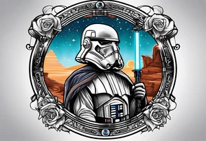 Star Wars, jedi tattoo idea