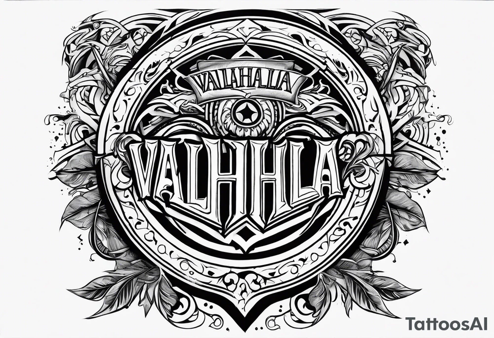 Valhalla tattoo idea