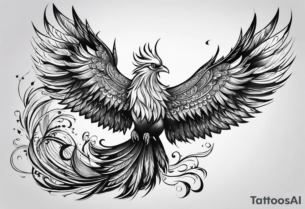 little pheonix tattoo idea