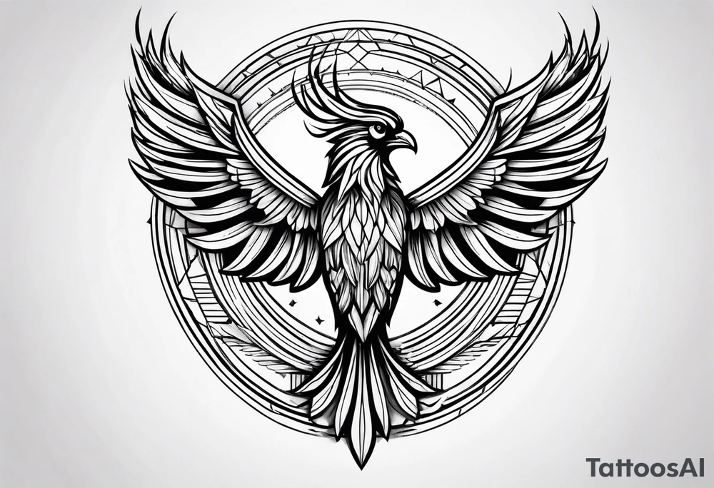 Phoenix tattoo idea