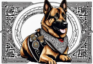 sheriff deputy, k-9, sgt. tattoo idea