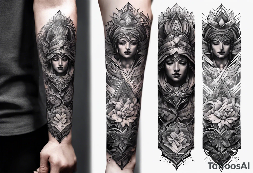 Reincarnation forearm tattoo tattoo idea