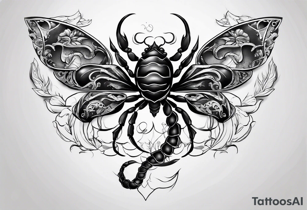 scorpio tattoo idea