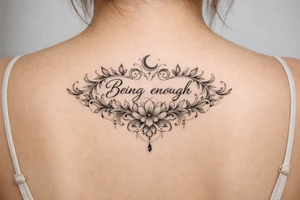 Being enough tattoo idea