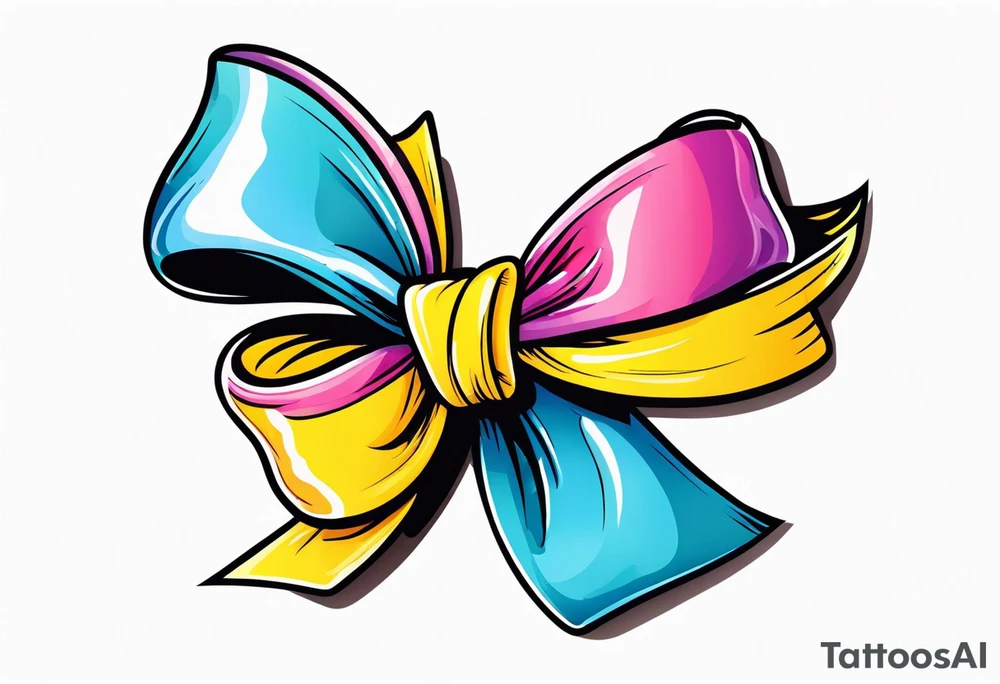 Girly bow tattoo idea