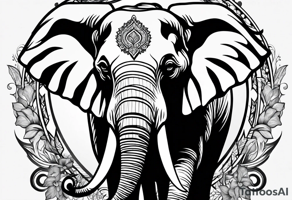 Elephant tattoo idea