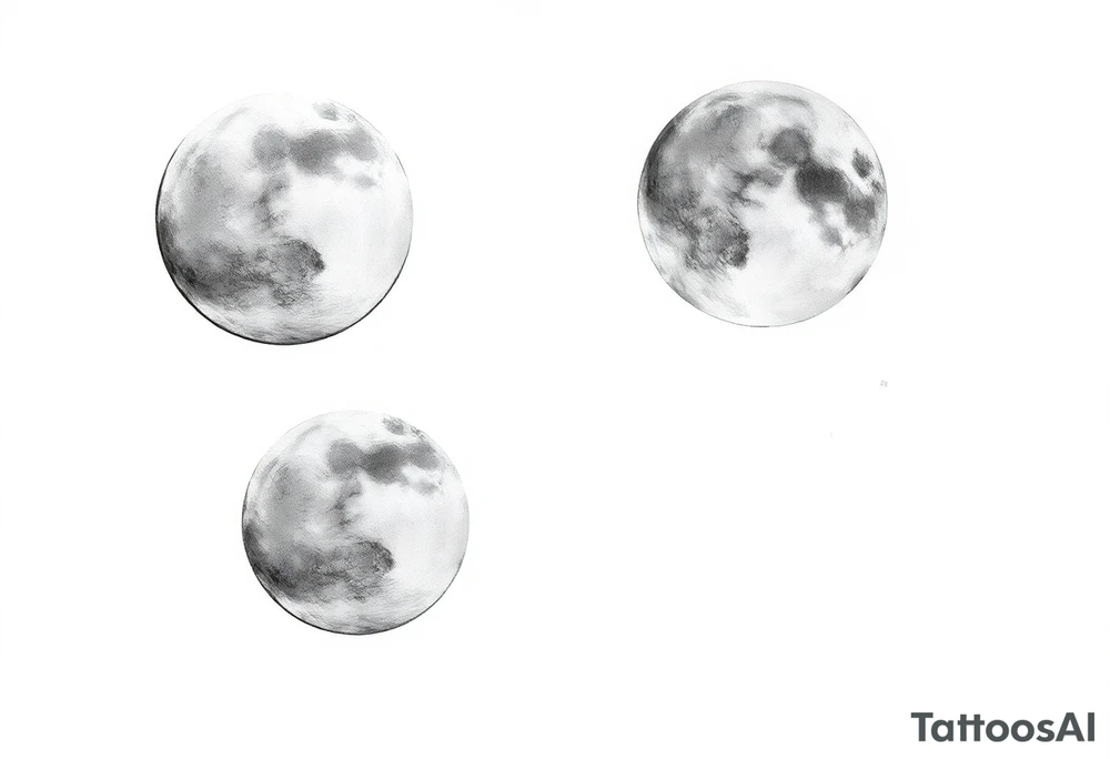 Moons tattoo idea